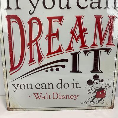 -67- DECOR | Disney Mickey Mouse Metal Sign