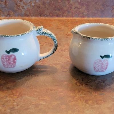 Vintage Ceramic Cream & Sugar Bowls