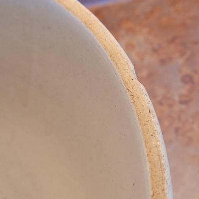 Large Cream Ceramic Bowl