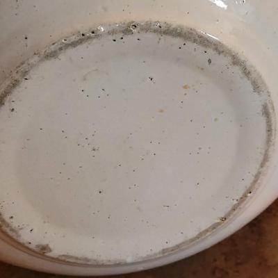 Large Cream Ceramic Bowl