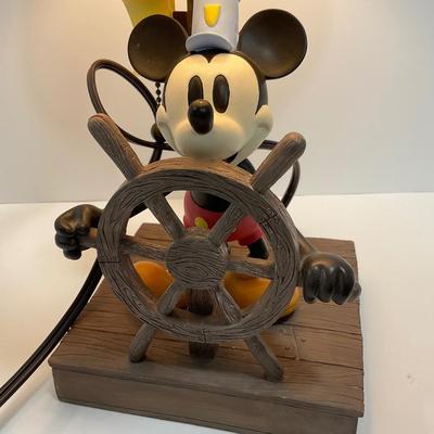 -73- COLLECTIBLE | Mickey Mouse Steam Boat Willie Lamp