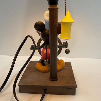 -73- COLLECTIBLE | Mickey Mouse Steam Boat Willie Lamp