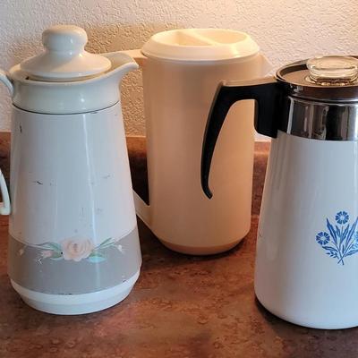 Coffee Carafes and Juice Pitcher