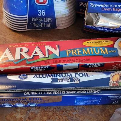 Foil, Plastic Utensils, Condiment Cups, Turkey Bags, Disposable Cups, Plastic Wrap