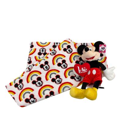 -77- HALLMARK | Mickey Mouse Blanket & Love Mickey Plush