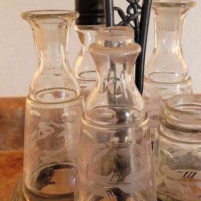 Antique Victorian Cruet Set