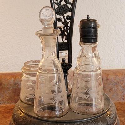 Antique Victorian Cruet Set