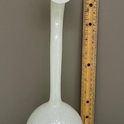 Hand blown swan neck bottle