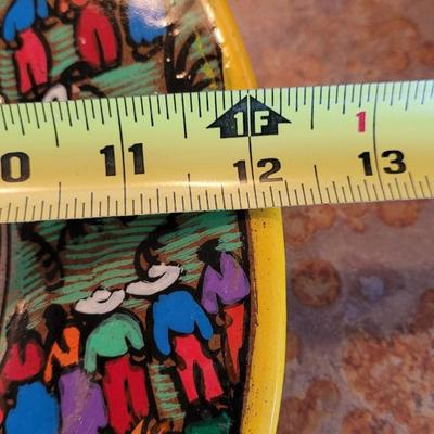 Vintage Handpainted Mexican Plate