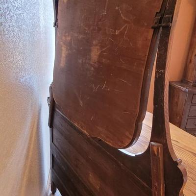 Antique Dresser with Mirror & Original Label