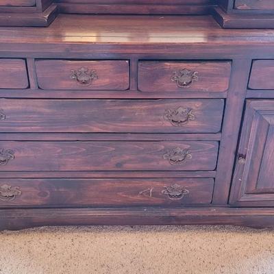 Vintage Wood Dresser
