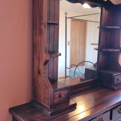Vintage Wood Dresser