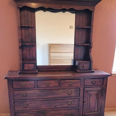 Vintage Wood Dresser
