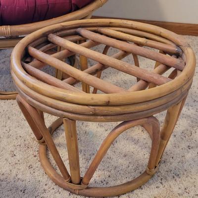 Futon Chair and Ottoman