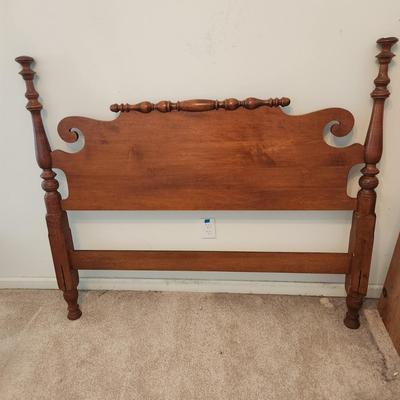 Solid Maple Wood Full Size Bed Headboard 7 Footboard