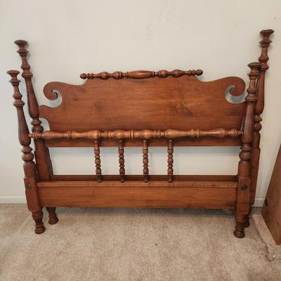 Solid Maple Wood Full Size Bed Headboard 7 Footboard