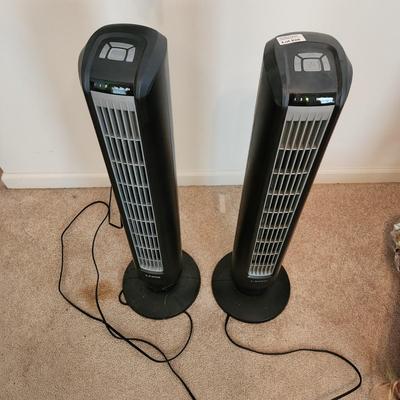 2 Lasko TF5 Electronic Oscillating 3-Speed Tower Fans Tested