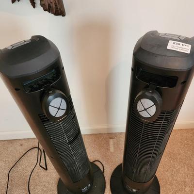 2 Lasko TF5 Electronic Oscillating 3-Speed Tower Fans Tested