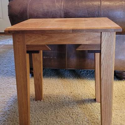 Wood Side Table #3