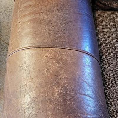 Western Style Upholstered & Leather Couch