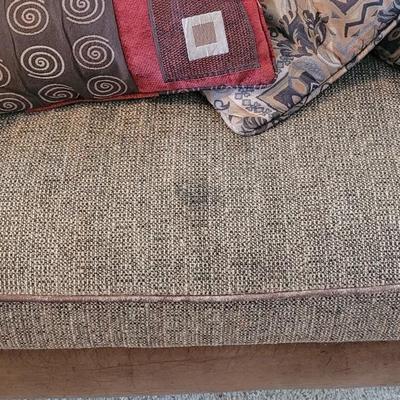 Western Style Upholstered & Leather Couch