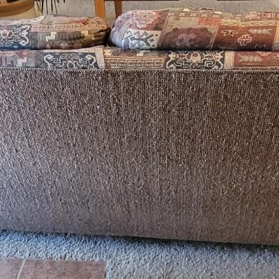 Western Style Upholstered & Leather Couch