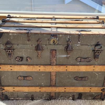 Antique Steamer Trunk