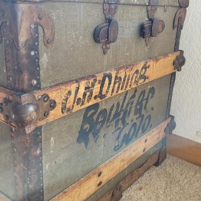 Antique Steamer Trunk