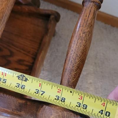 Wagon Wheel Wood Bar Cart