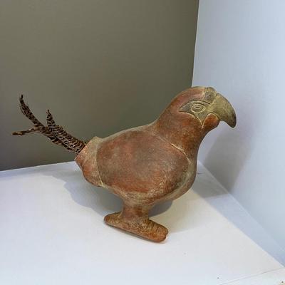 Mexico terracotta parrot