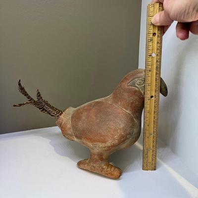 Mexico terracotta parrot