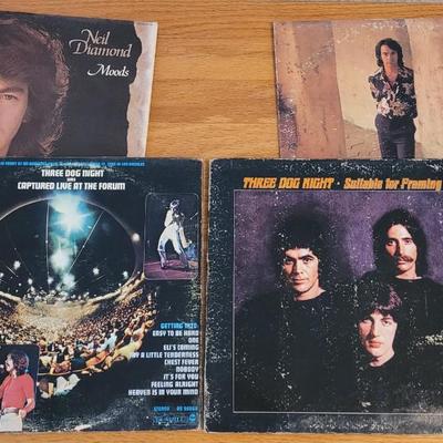 Neil Diamond & Three Dog Night Albums