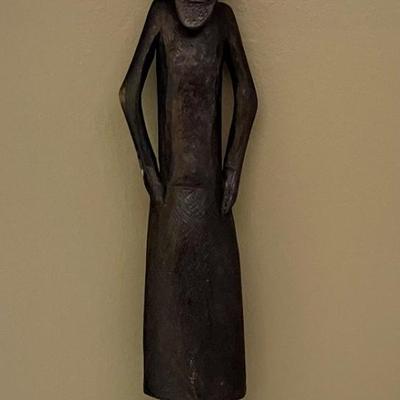 Wooden African statue