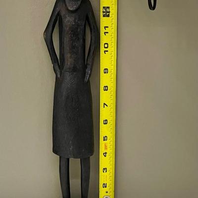 Wooden African statue