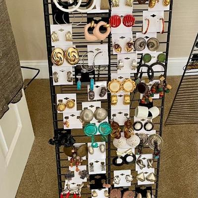 Vintage clip on earring lot