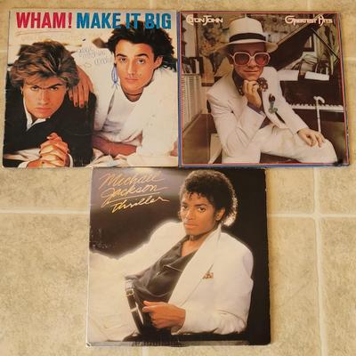Michael Jackson, Elton John, & George Michael Albums