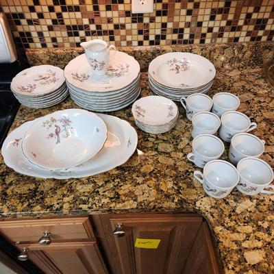 43 pieces Kahla Bird of Paradise East Germany China