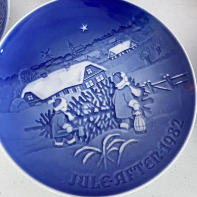 Lot 5 Vintage Copenhagen Porcelain Plates Denmark