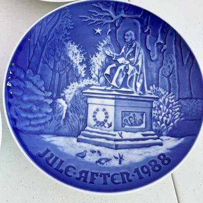 Lot 5 Vintage Copenhagen Porcelain Plates Denmark