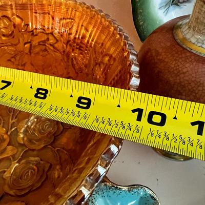 Antique Vintage Lot - Carnival Glass, Royal Copenhagen, Royal Worcester