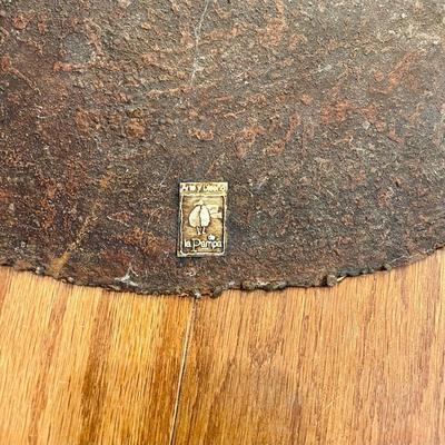 Large metal plate La Pampa