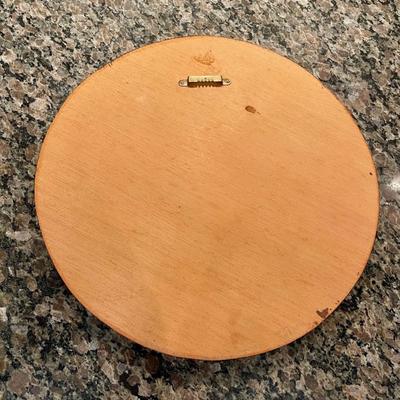 Russian painted wooden disk