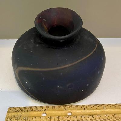 Hand thrown pot vase