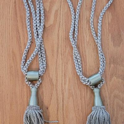 Soft Minty Sage Green Curtain Pulls
