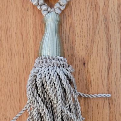 Soft Minty Sage Green Curtain Pulls