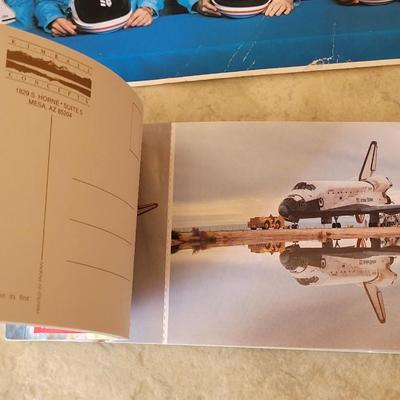NASA Book of Postcards & Photo of Space Shuttle Challenger Mission 51-