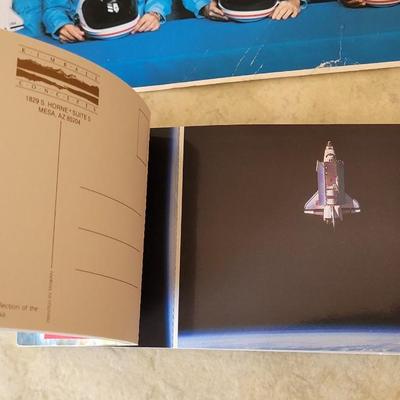 NASA Book of Postcards & Photo of Space Shuttle Challenger Mission 51-