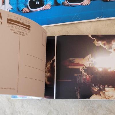 NASA Book of Postcards & Photo of Space Shuttle Challenger Mission 51-