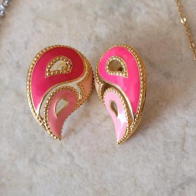 Pressed Flower Glass Jewelry Box & Fashion Jewelry