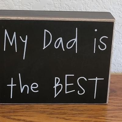 "My Dad is the Best" Sign